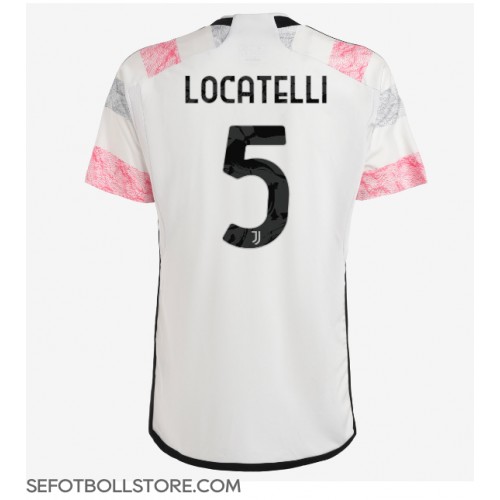 Juventus Manuel Locatelli #5 Replika Bortatröja 2023-24 Kortärmad